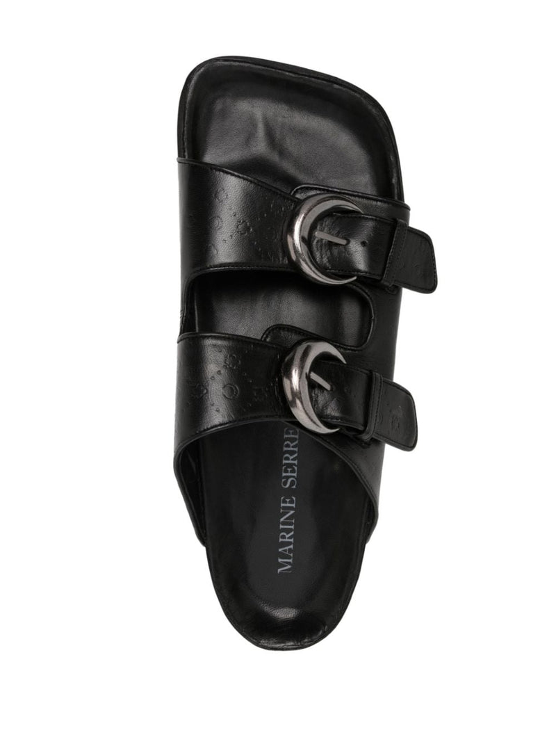 Men's Leather Sandal (Black)