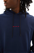 Long Sleeved Hooded Sweatshirt (Dark Blue)