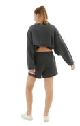 The Sweat Short (Washed Black)