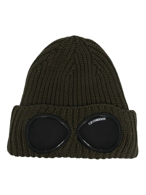 Goggles Wool Cap (Ivy Green)