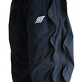 Mid-Rise Zip Track Pants (Black)