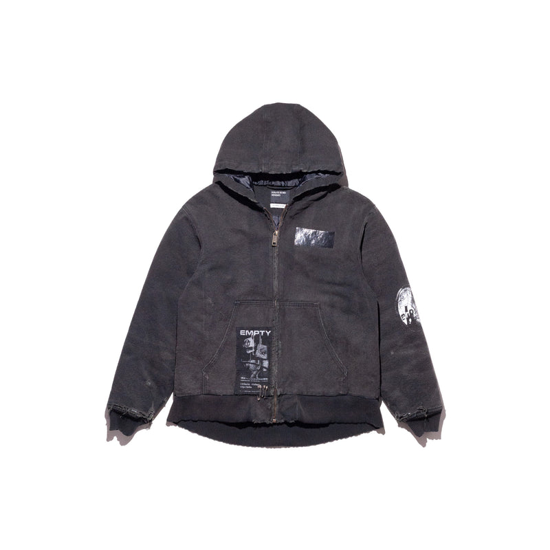 War Started Hooded Work Jacket (Crust Black)