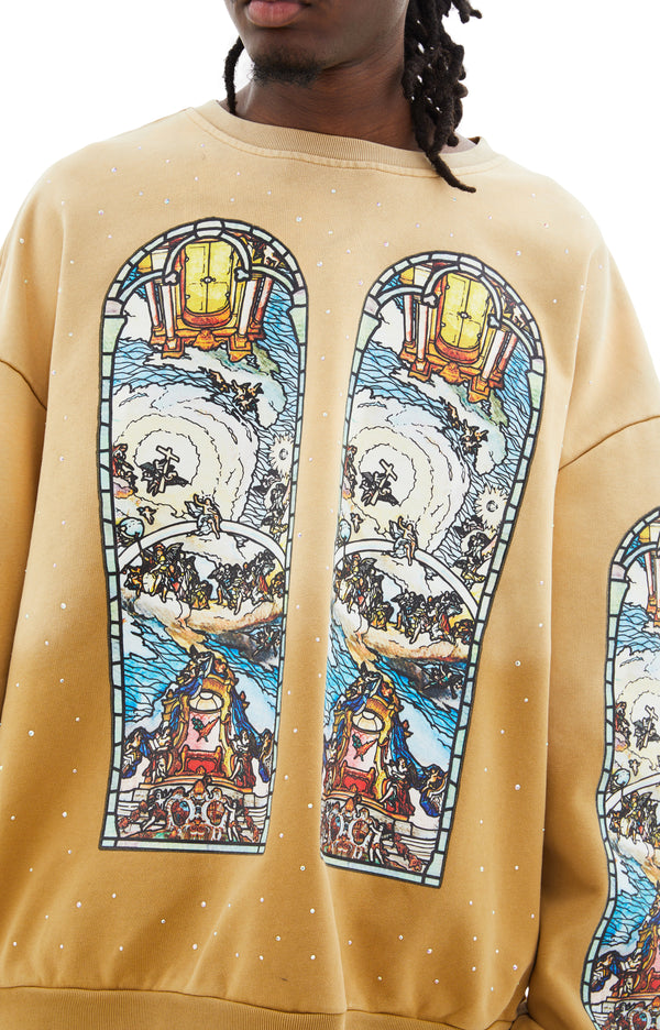 Chalice Crewneck Sweater (Tan)