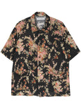 Elder S/S Shirt (Black/Floral)