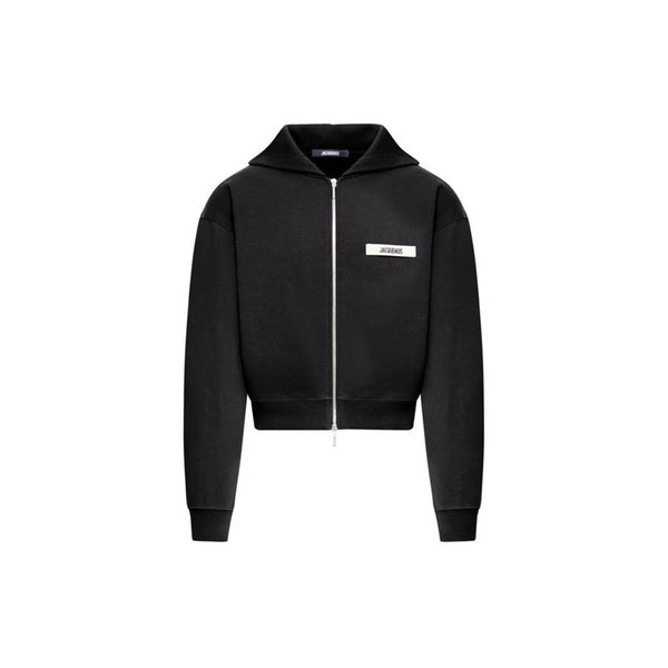 Le Hoodie Zip Gros Grain (Black)