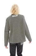 Stripped Long Sleeve Sweater (Black)