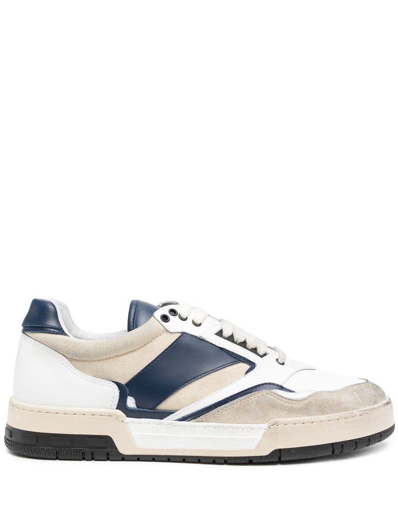 Rhude Racing Sneakers (Navy/Tan/White)