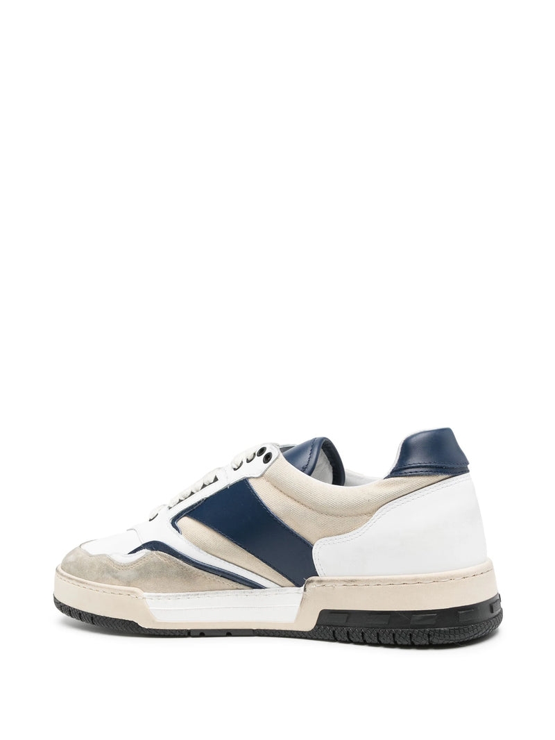 Rhude Racing Sneakers (Navy/Tan/White)