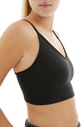 Strappy Crop Tank (Vintage Black)