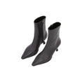 Leather Ankle Boots (Black)