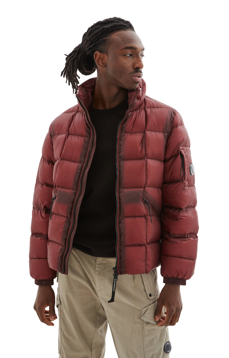 Flatt Nylon Down Jacket (Red)