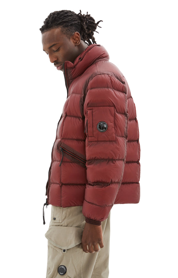 Flatt Nylon Down Jacket (Red)