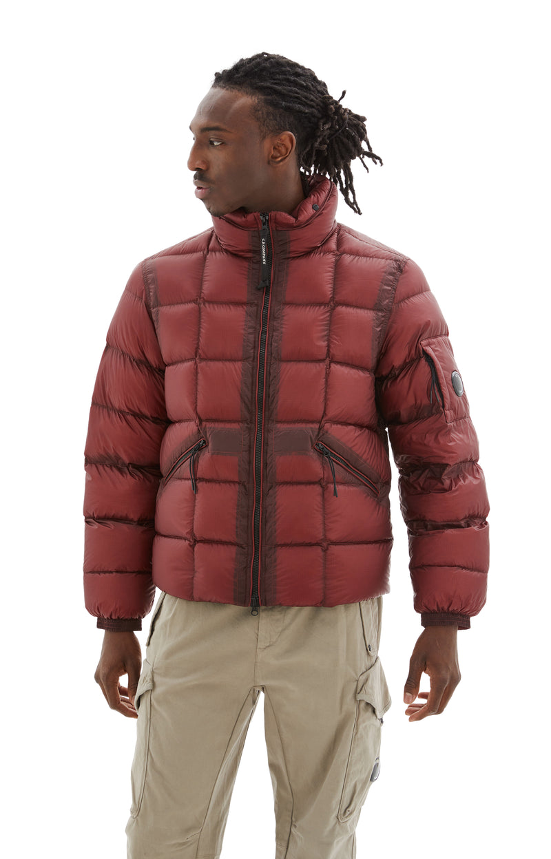 Flatt Nylon Down Jacket (Red)