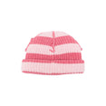 Chunky Ears Striped Beanie (Pink)