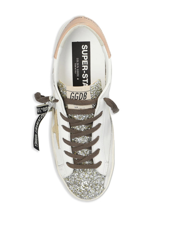 Women's Super Star Bio Sneakers(White/Platinum/Yellow/Pink)