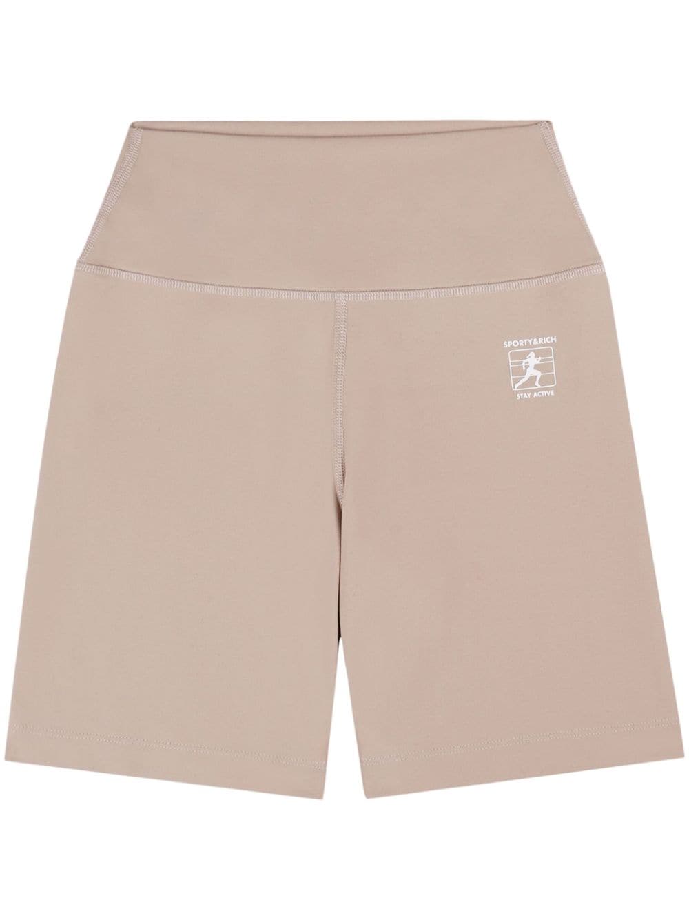 Stay Active Biker Short (Elephant/White)