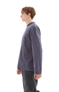 Twisted Long Sleeve T-Shirt (Purple)