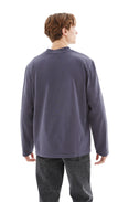 Twisted Long Sleeve T-Shirt (Purple)