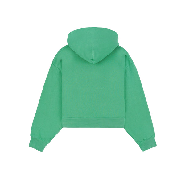 Cropped Hoodie (Verde/White)