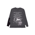 The Greatest Love Of All Long Sleeve T-shirt (Thrashed Black)
