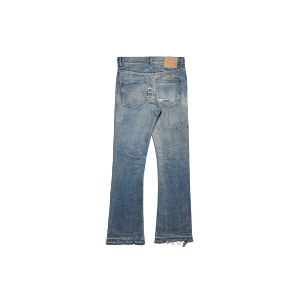 Elvis Texas Flare Jeans (Antique Blue)