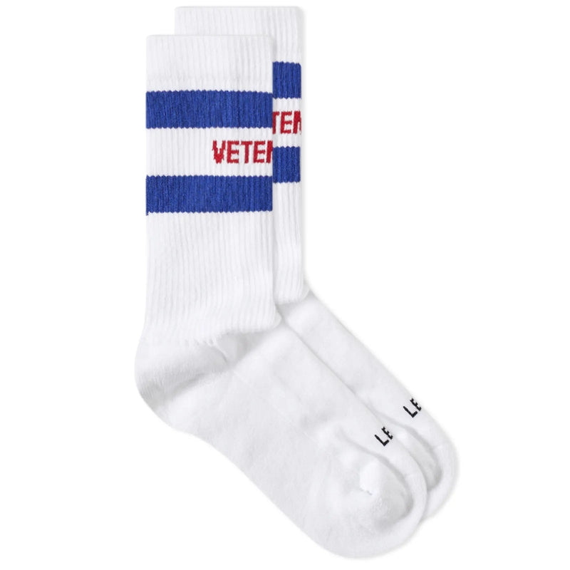 ICONIC LOGO SOCKS (WHITE/NAVY)