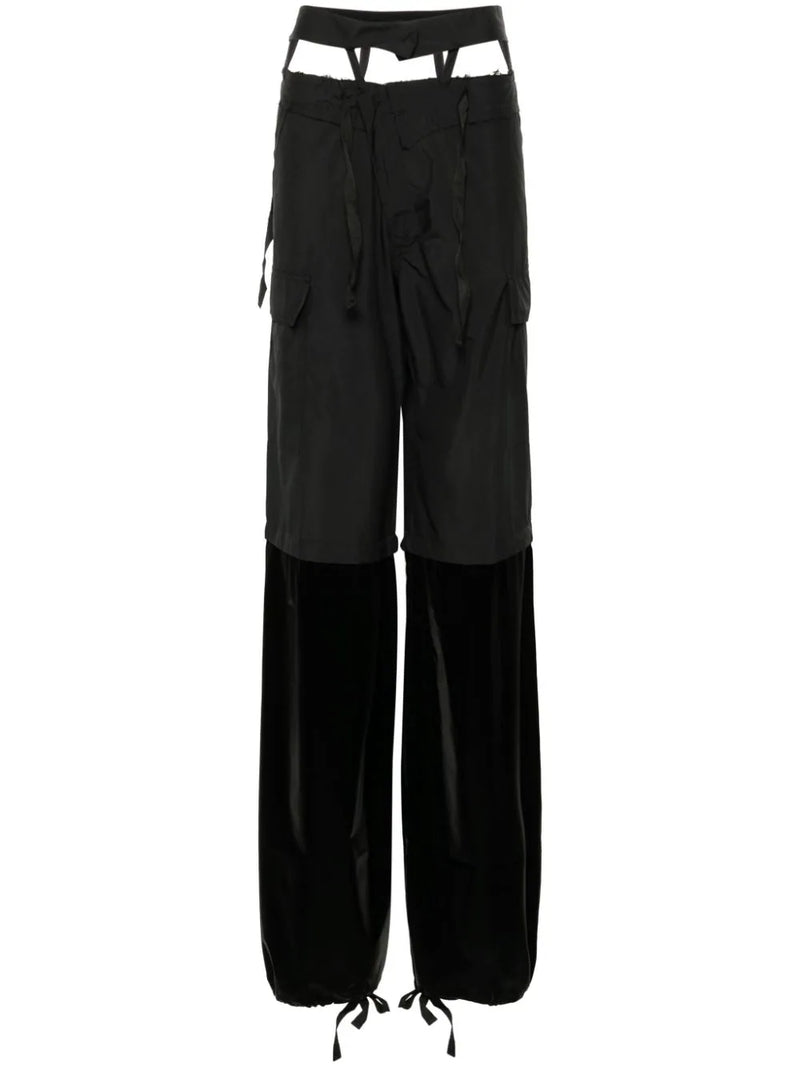 Baggy Cargo Pants (Black)