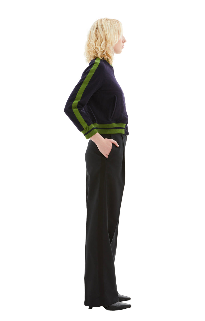 Portia Tuxedo Pants (Black)