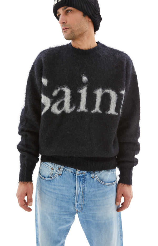 SM Crew Neck Sweater (Black)