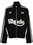 Rhude Ski Track Jacket (Black/White)