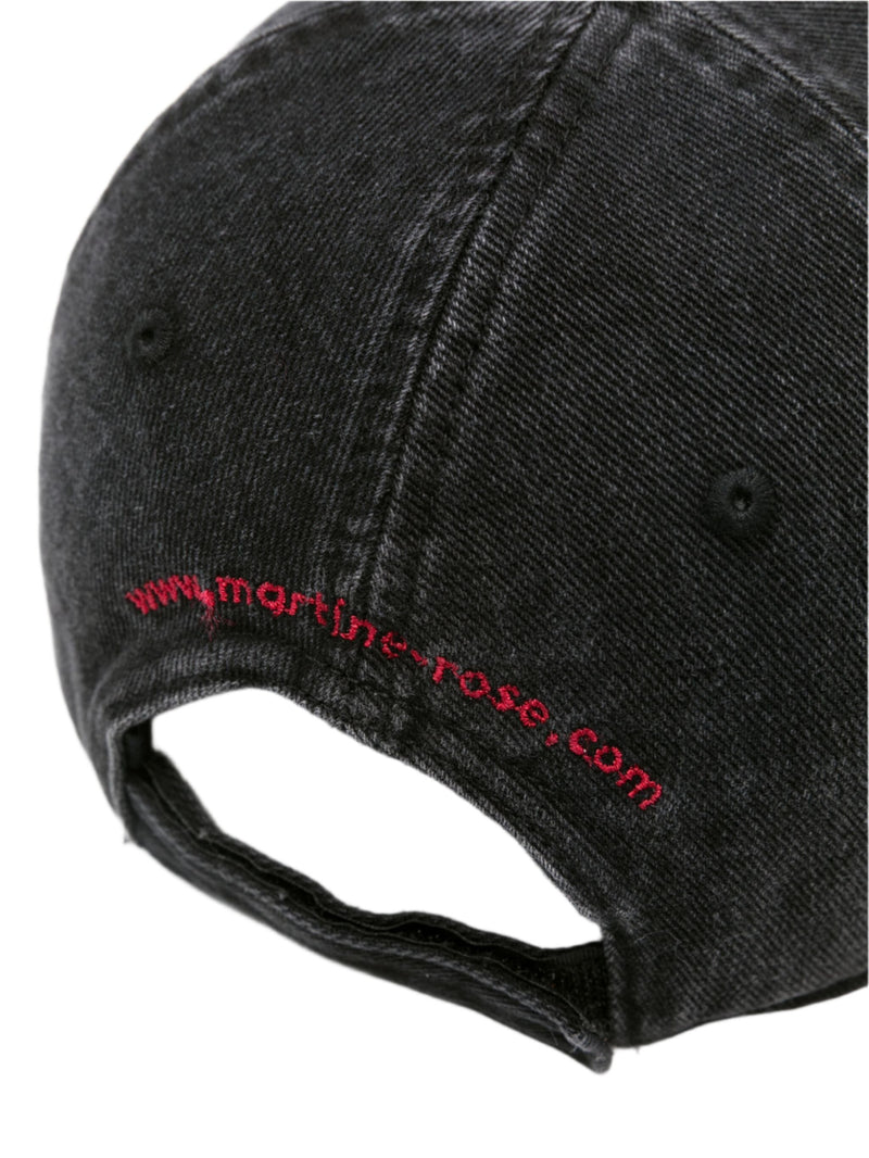 Cut Peak Back Cap (Black Washed)