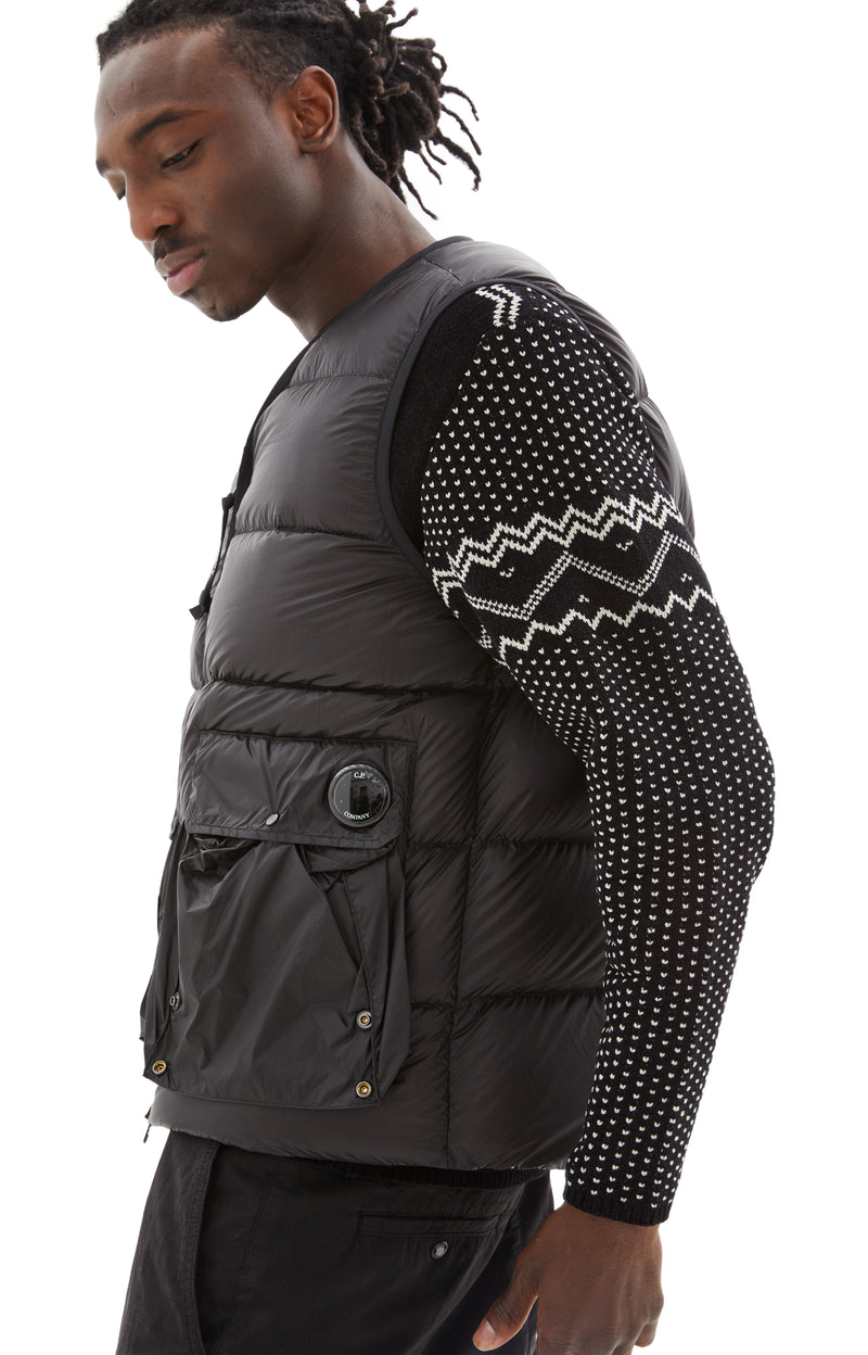 D.D. Shell Down Vest (Black)