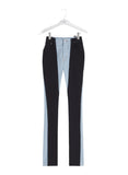 Bi-Color Skinny Jeans (Tokyo Blue/Black)