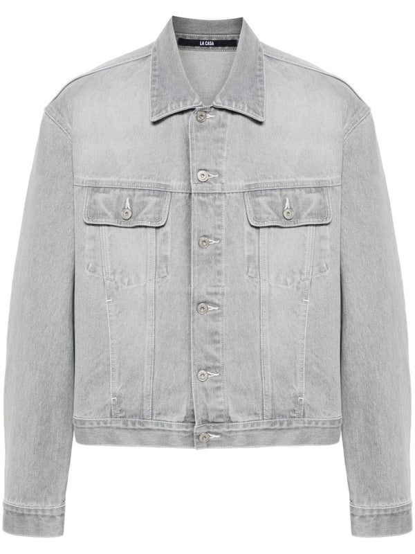 La Veste De-Nimes Jacket (Grey/Off-white)