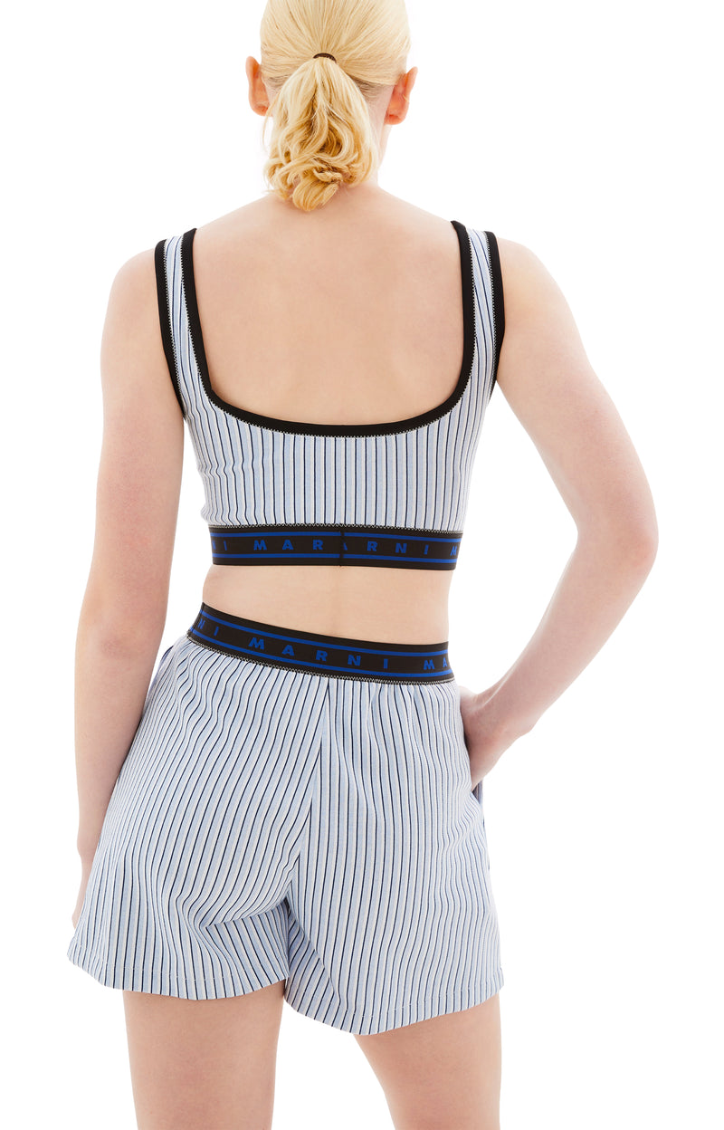 Striped Short (Vivid Blu)