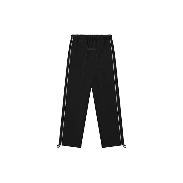 Relaxed Sweatpants With Piping (Jet Black/Cloud White)