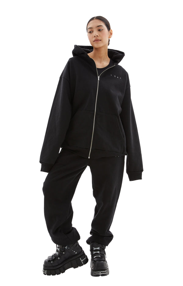 TONS Zip Up Hoodie (Black)