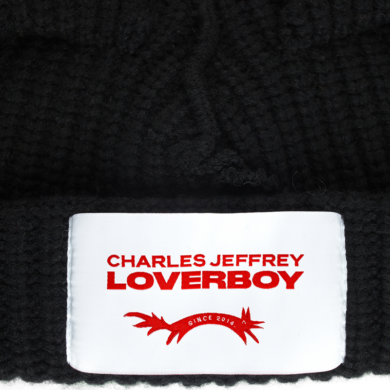 Floppy Rabbit Beanie (Black)