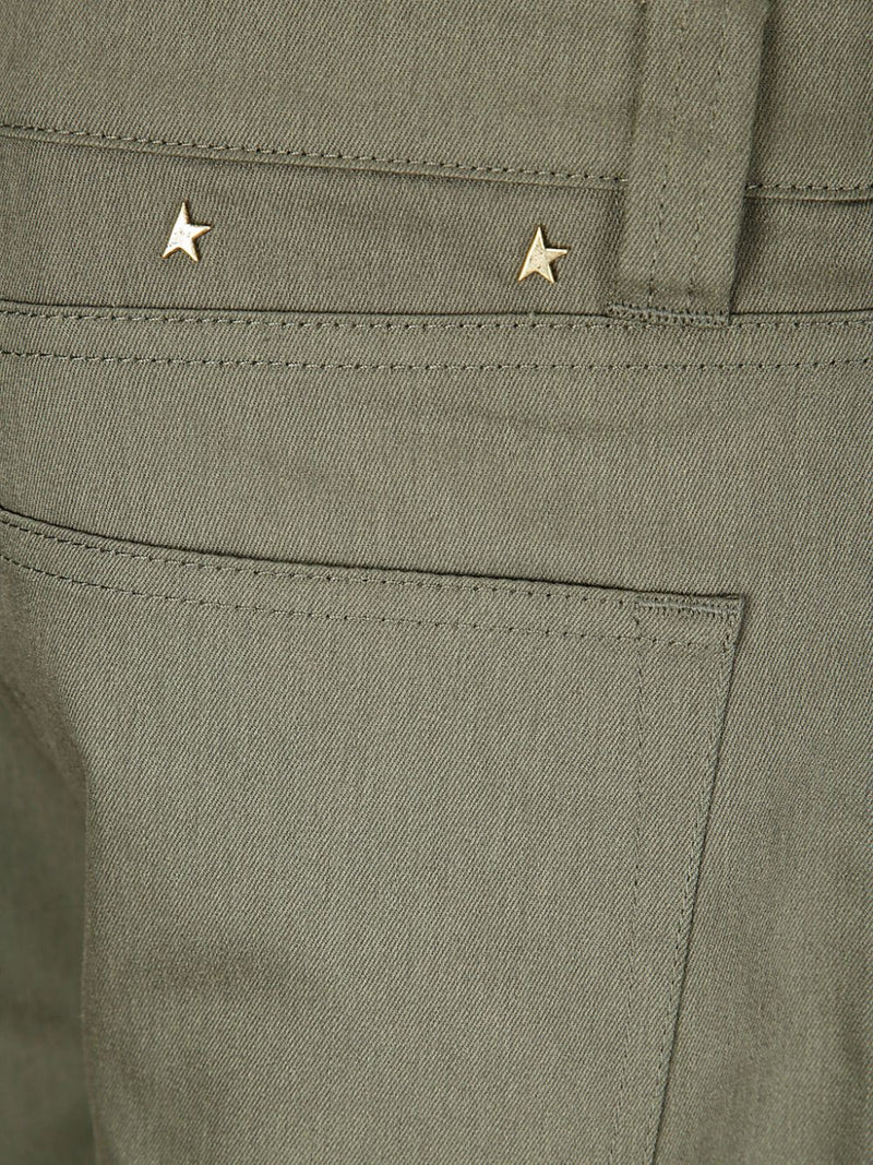 Wide Leg Cargo Pants (Ivy Green)