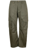 Wide Leg Cargo Pants (Ivy Green)