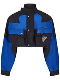 Cut Sports Jacket (Blue/Black)