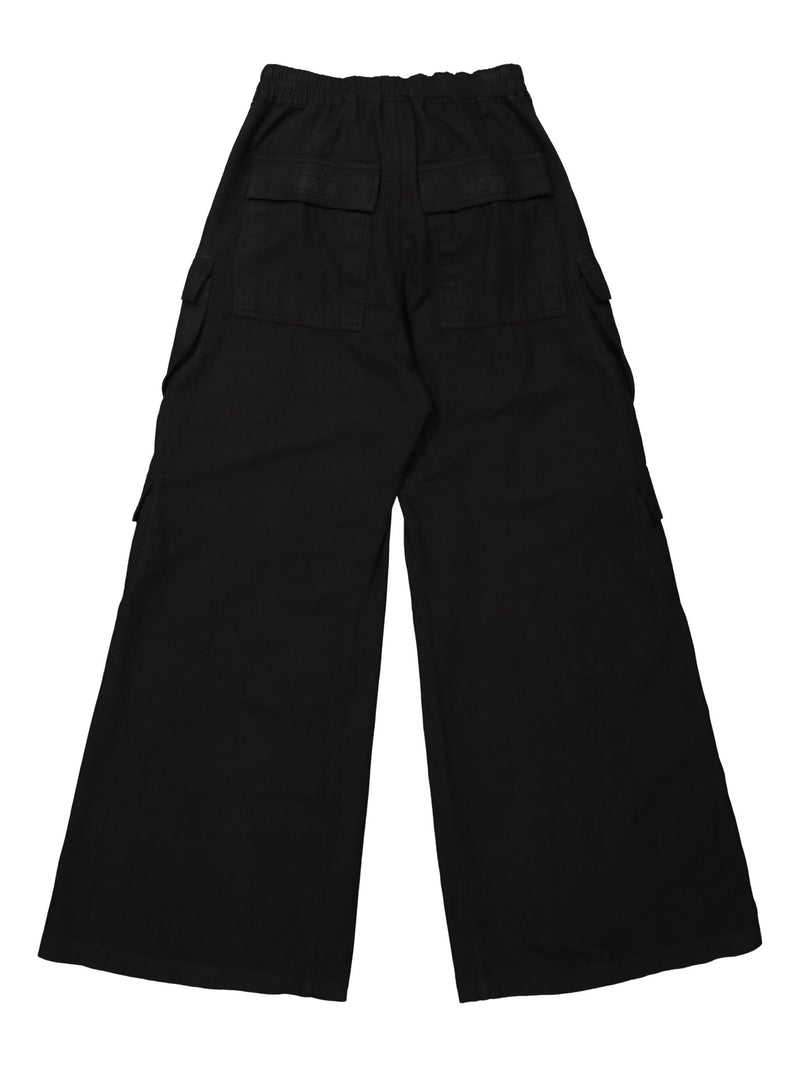 Men's Double Cargo Jumbo Belas (Black)