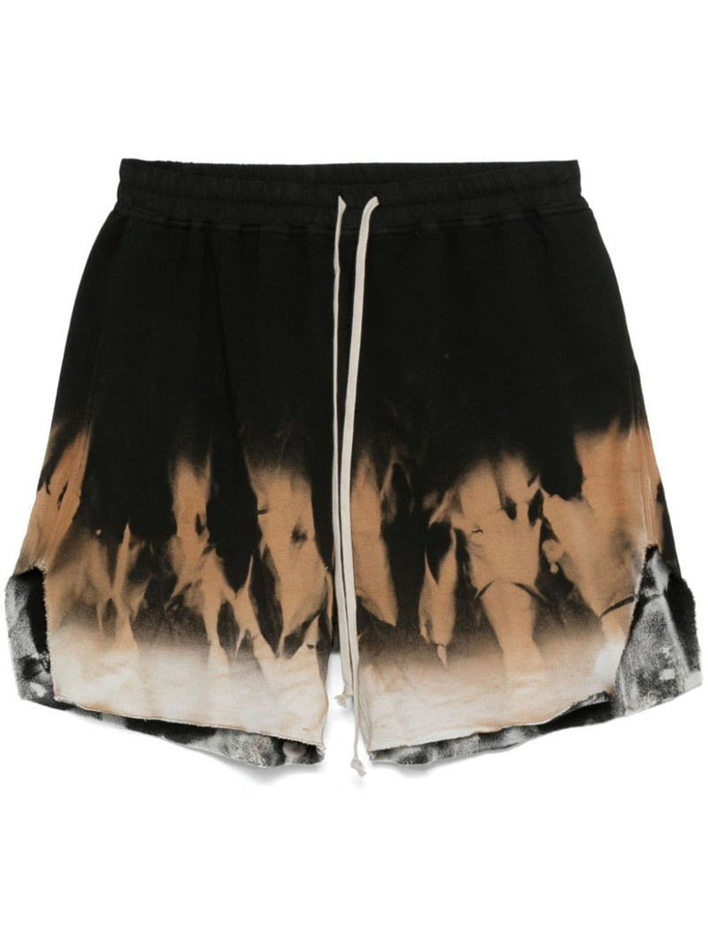 Long Boxers (Black/Terracotta)