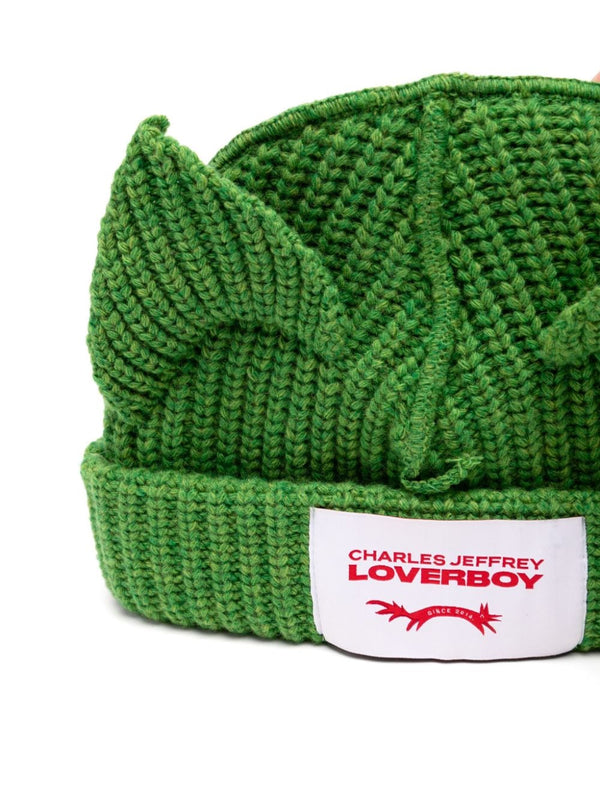 Chunky Ears Beanie (Green)