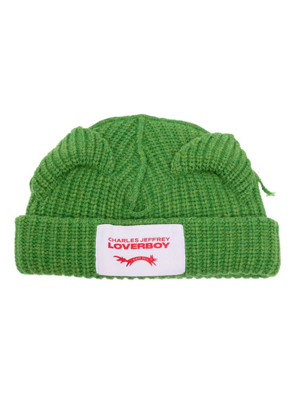 Chunky Ears Beanie (Green)