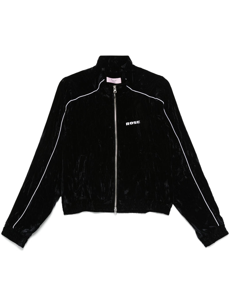 Shrunken Track Jacket (Black)