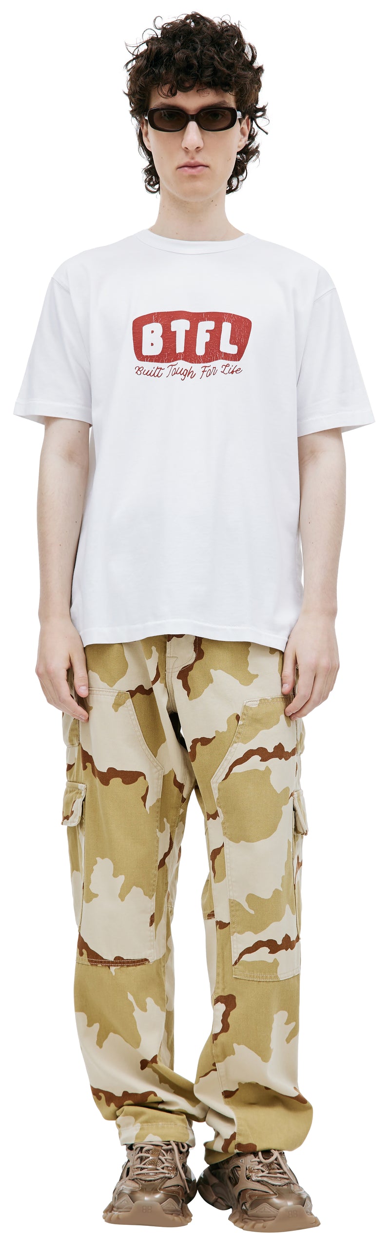 Double Cargo Pants (Desert Camo)