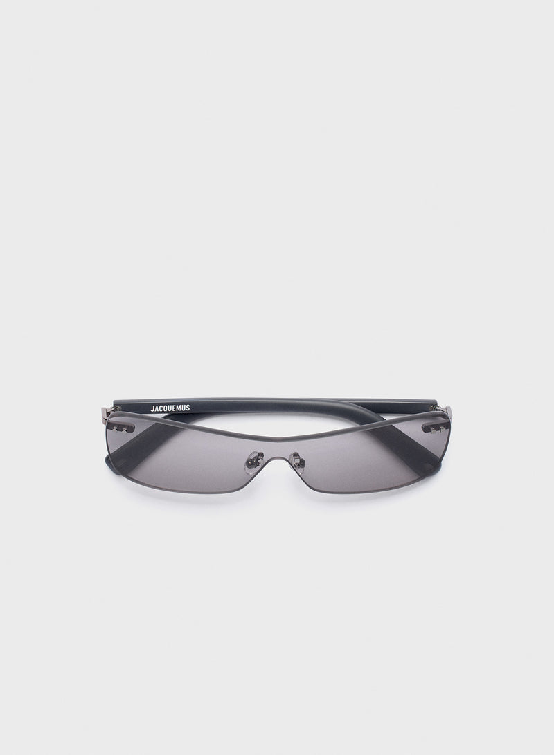 x Linda Farrow Mirada Sunglasses (Grey/Gunmetal)