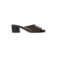 Quare-Heeled Mules 55 MM (Black)