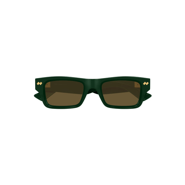 Dizzy Square Sunglasses (Green)